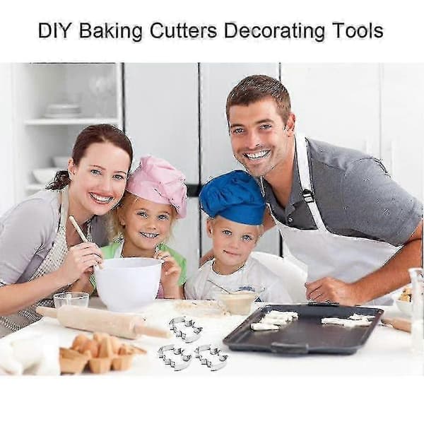 Flaggermusformede kakeformer Sett 3 stk rustfrie kakeformer kake brød cupcake sjokolade