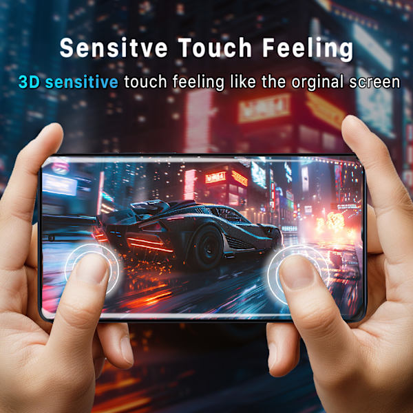 2-Pack Motorola Edge 60 Screen Protector & 1-Pack Lens Protector - Tempered Glass 9H - Super Quality 3D