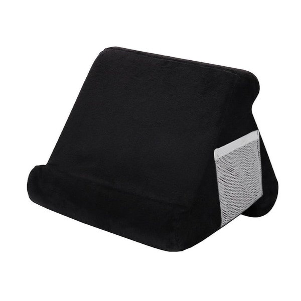 【BEMS】Blød Tabletstøttepude, Multi-vinkel iPadholder med Netpose Black