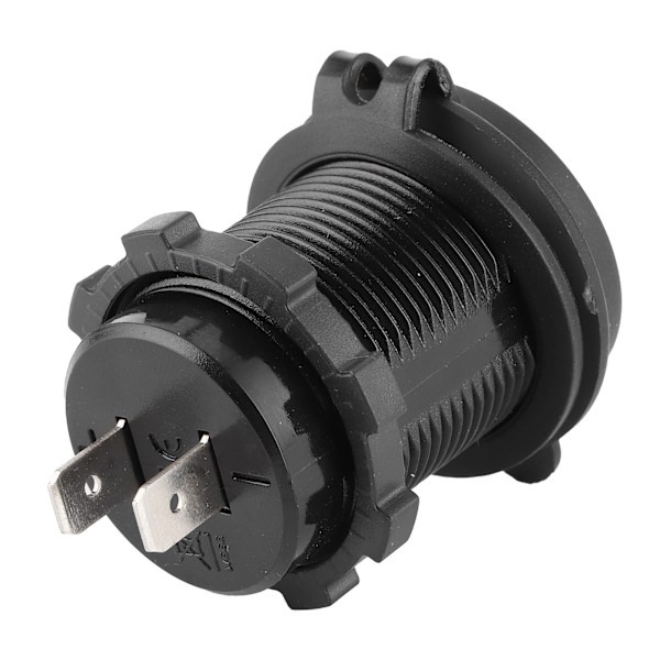 Billader Dobbel USB-port QC3.0 Hurtiglading med Touch Switch for 12‑24V Båt Motorsykkel ATV RV Grønn LED-indikator