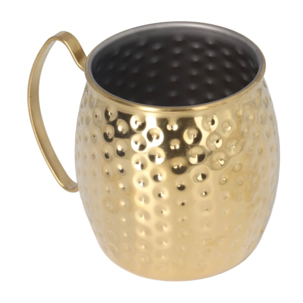 BEMS Moscow Mule Mug Utsökt 304 Rostfritt Stål 500ml Stor Kapacitet Cocktail Mugg för Barer Hotell Restauranger Guld