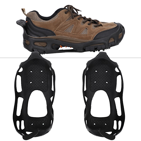 1 Par Universal 24 Tands Anti-Slip Is-Klodser Sko Greb Pigge Klodser Kramper til Vandreture Klatring L:39-42