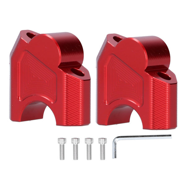 28 mm rød motorsykkelstyre Riser Passer for Benelli TRK251/502C/TRK502/502X/Cub BJ500/752S