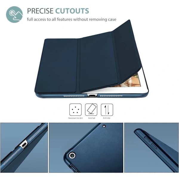 iPad 9.7 inch Case iPad 6th/5th Generation Case 2018 2017 (Model: A1893 A1954 A1822 A1823), Ultra-thin Slim Lightweight, A