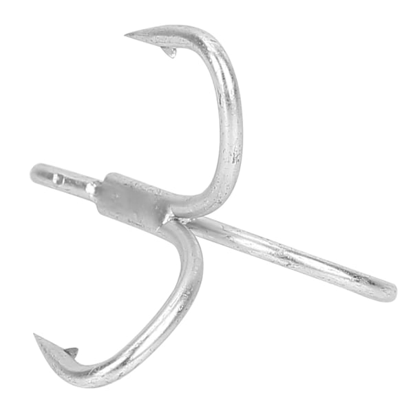 Fiskekrog Spidset Med Hag High Strength Metal Treble Hooks Fiskekrog (10stk*1/0#)