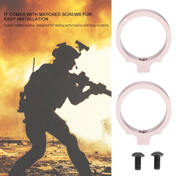 LaRue Tactical Flashlight Mount Rings Clamp Holder 0.914\" Inline Light Ring Sand Färg