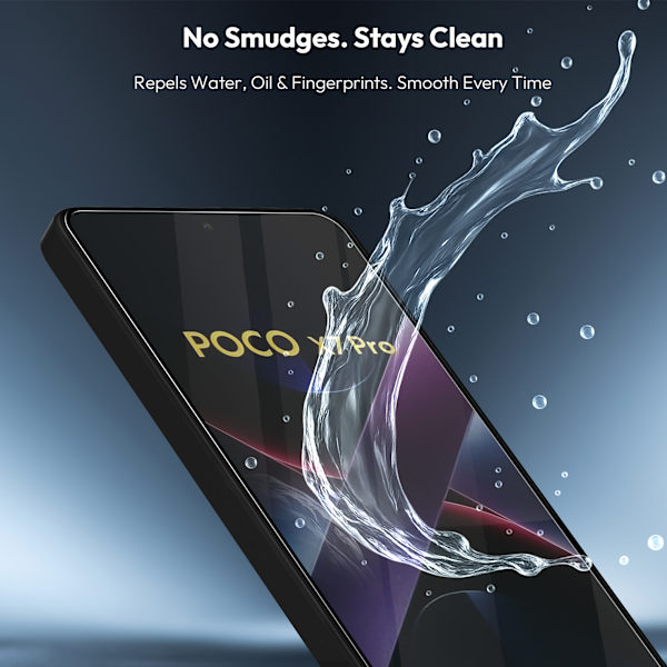 【BEMS】2-Pack Xiaomi Poco X7 Pro Screen Protector - Tempered Glass | [Automatic Installation] - Bubble-Free