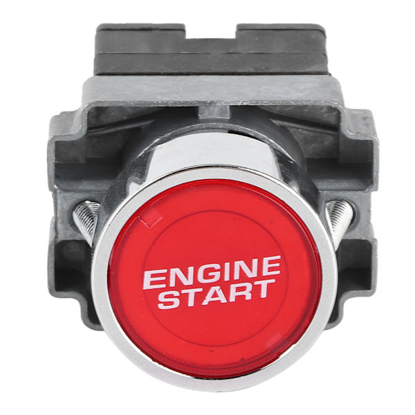 Tændingsswitch Motorstarter 12V 10A LED Bil Modificeringsknap OneKey Start Push