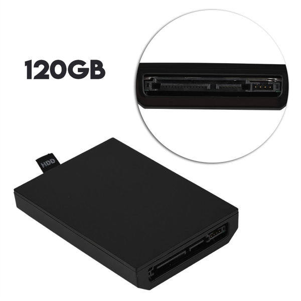 HDD Harddisk Disksett for XBOX 360 Intern Slim Black 120GB++