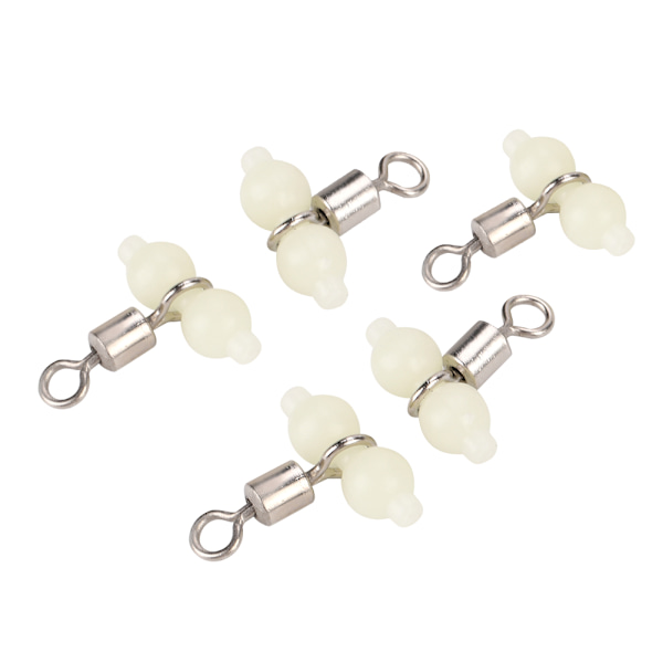 5 st Luminous Fishing Rolling Swivels Connector Havfiske Tackel (L)