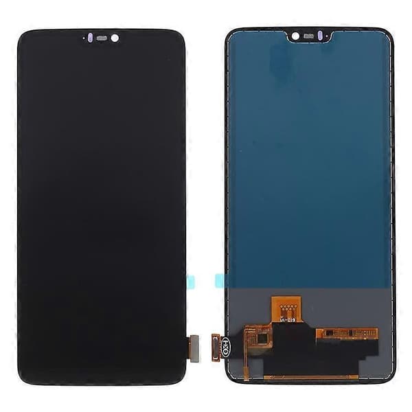 LCD-skjerm og digitizer-montering (TFT-versjon) Kompatibel med OnePlus 6 As Shown