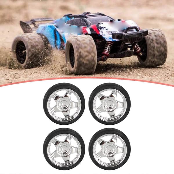 2x4 stk RC-bildriftsdæk Kompatibel med 1/18 RC-driftbil DIY-modifikation reservedele
