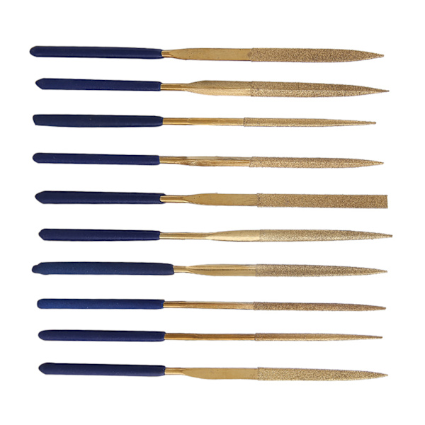 10-pack slipstenar med diamantbeläggning i titanlegering, reparationsverktyg