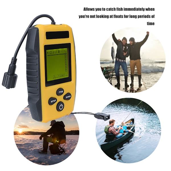 TL88E Bärbar Fiskeutrustning Sonar Sensor Fishfinder Ekolod Fiskefinder Tillbehör