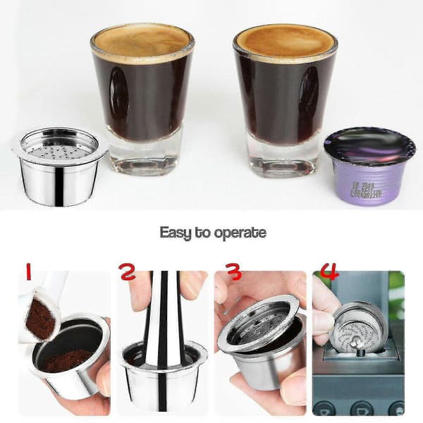 Bimirth påfyllbare kaffekapsler kompatibel med K-fee espressomaskin - På lager - Yvan[BEMS]