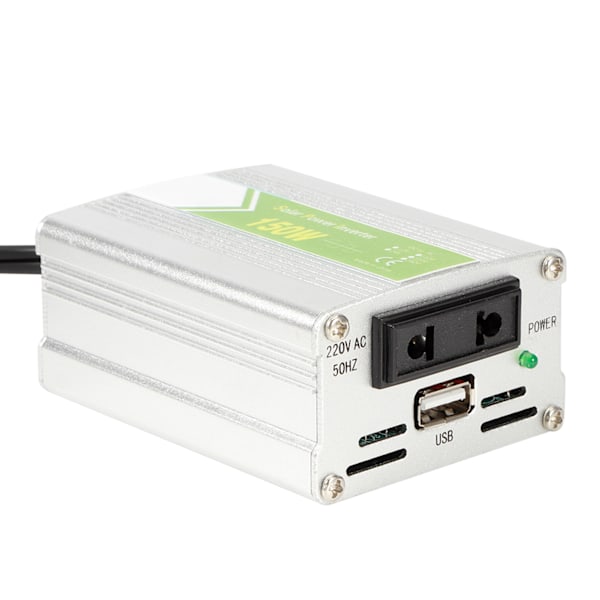 Bilväxelriktare DC12V till AC220V 150W Intelligent multifunktionell strömomvandlare