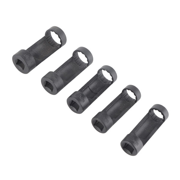 5 st Fjäderbensmutter Sockelset Fjäderbenshylsa 1/2in Drive 18‑24mm för bilreparationsverktyg