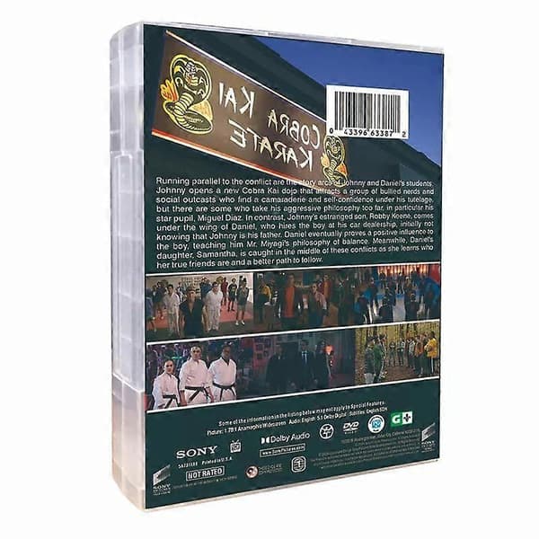 Ny boks Cobra Kai Sæson 1-6 DVD 14-disc engelsk