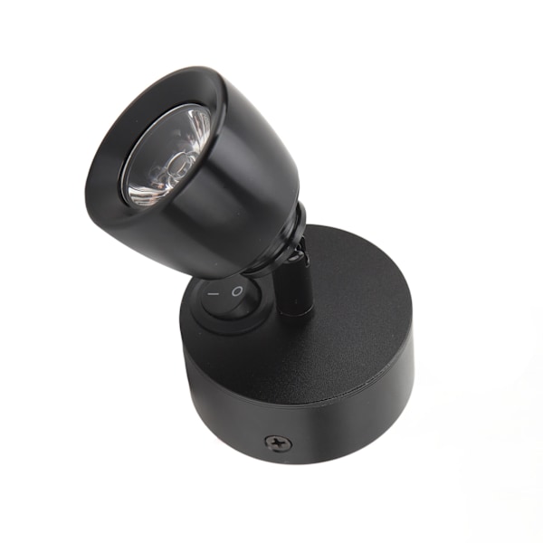 Leselys DC12V til 24V Høy Lysstyrke Varmt Hvitt Lys LED RV Sengelampe for lastebiler Campere Tilhengere Skip Yachter Svart