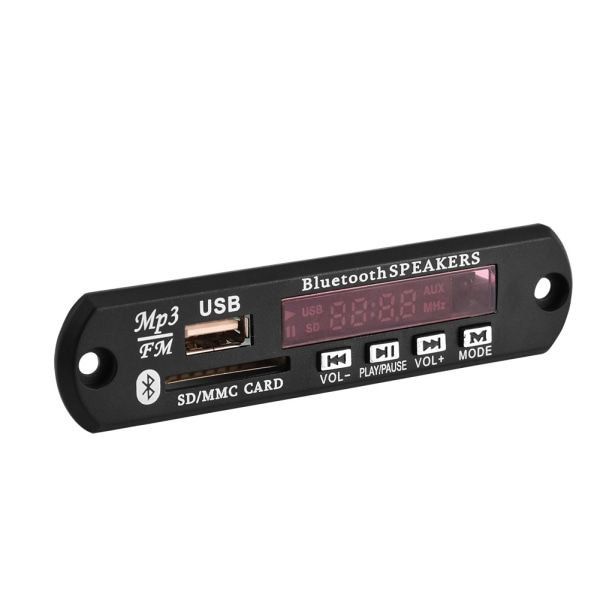 MP3-avkodarkort Ljud Trådlös Bluetooth modul USB SD FM Hands Free Call++
