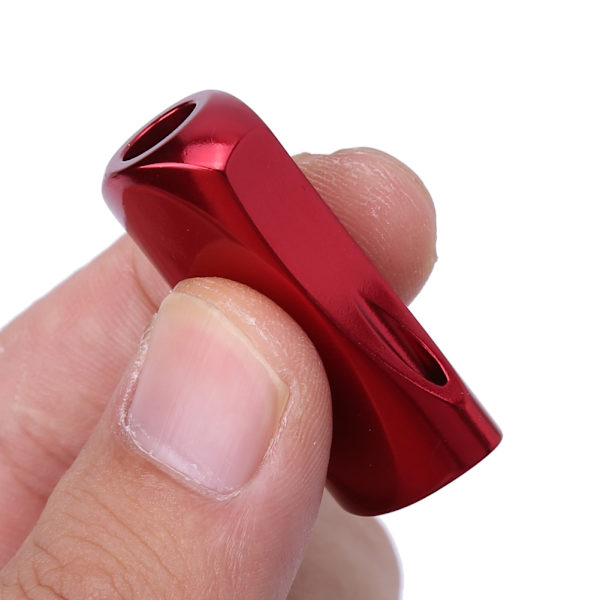 Super Let Super Let Metal Erstatning Power Handle Knob til Spinnehjul (rød)