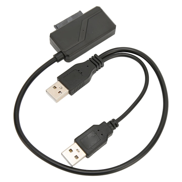 USB2.0 Optisk Drev Kabel Ekstern USB til SATA 6 og 7 Strømforsyning Bærbar Plug and Play 480Mbps Drev Adapter