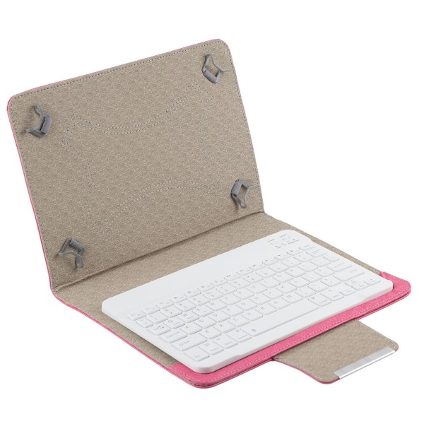 10 tommer tastatur PU læder taske W Stand Bluetooth Tablet Kæmpe skærm Mobiltelefon++