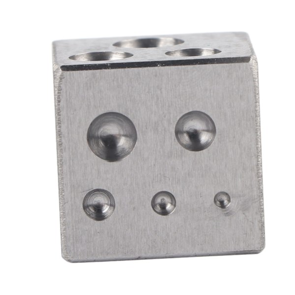 Kvadratisk Dapping Block Professionell Smyckesmetallformningsverktyg för Smyckestillverkning 25 X 25mm / 1 X 1 tum