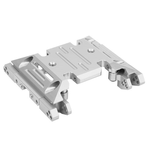Monteringsbas för mittdiffplatta i aluminiumlegering för Axial SCX10 III AXI03007 Silver