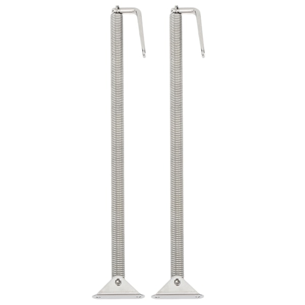 2 stk Båtluke Støtfjær Rustfritt Stål Justerer Porthull Dørlås Fjær for Yachter Campere 225x15mm