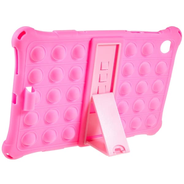 Tabletskal kompatibelt med Lenovo Tab M10 HD Gen 2 TB-X306X med Pop-It Fidget-legetøj, stødsikkert etui med PC-stativ Pink