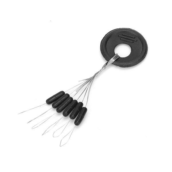 100 stk/pakke Gummifiskeflyte Stopper Flyte Sinker Sylinder Oval Buoy Stopp (Sylinder)