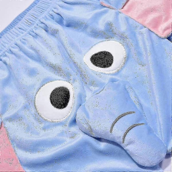 Elefantsnabelunderkläder Roliga elefantunderkläder Nyhet Boxershorts Prank Presents Herr Bomullsshorts BLUE M