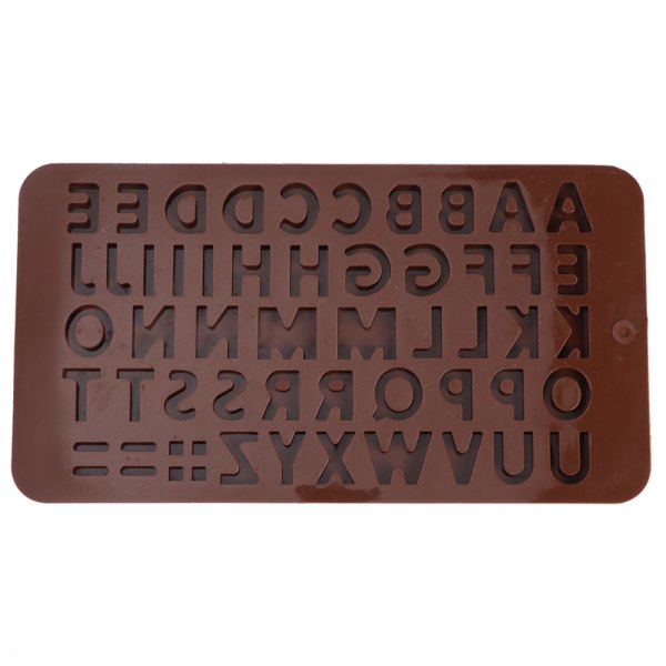 3 stk 26 engelske bogstaver form silikone chokolade kageform DIY bageværktøj tilbehør/
