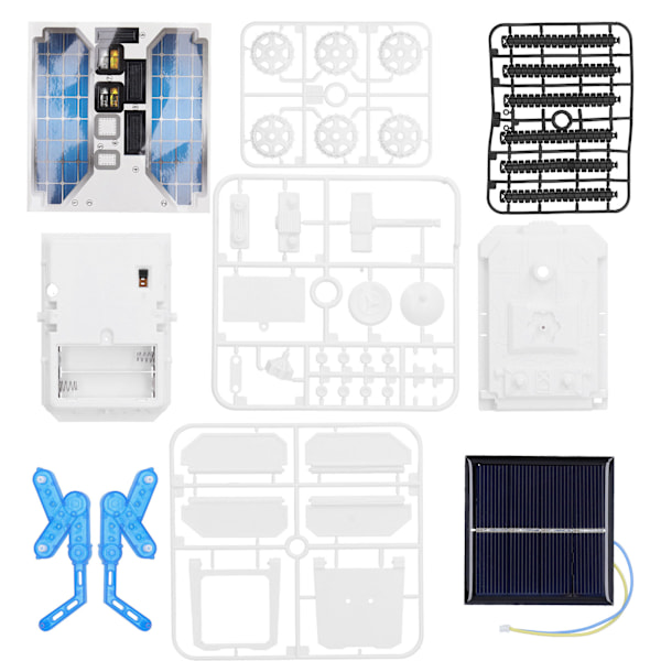 DIY016 DIY-rakennuspalikat Leluauton aurinkokäyttöinen autokokoonpano Pedagogiset leluaivot lapsille