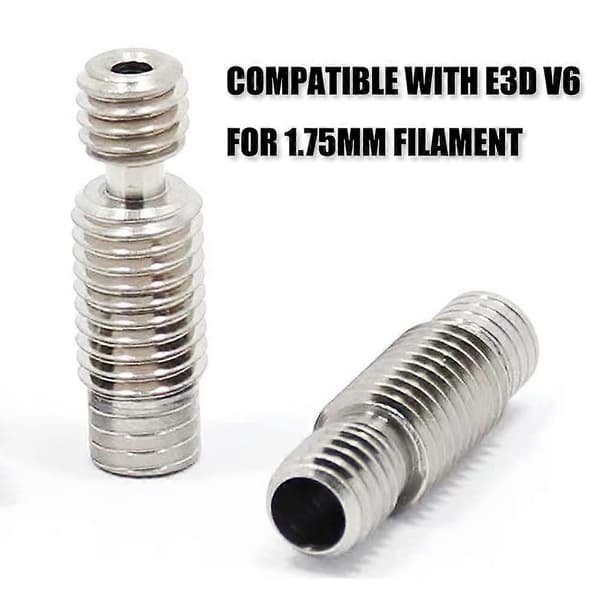 3D-skriver Heatbreak Throat 8 stk kompatibel med E3D V6 Hotend Extruder Alle