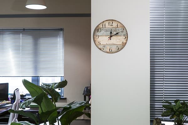 【BEMS】12\"/30cm Country Style Wall/Kitchen Clock Silent Non-Ticking (Victor Hugo)