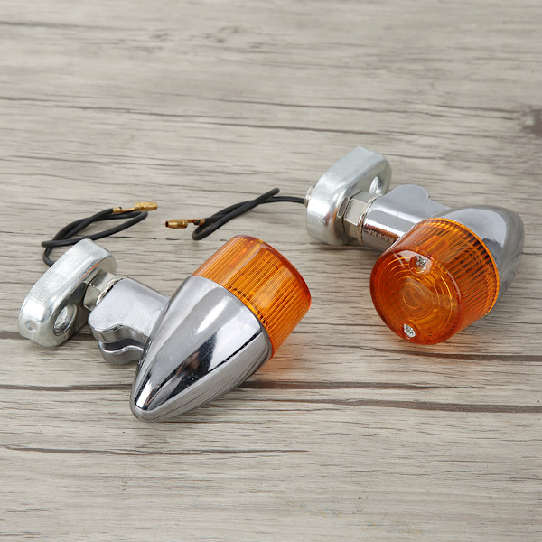 2 stk Motorsykkel Blinklys Indikatorlampe Modifisering av blinklys