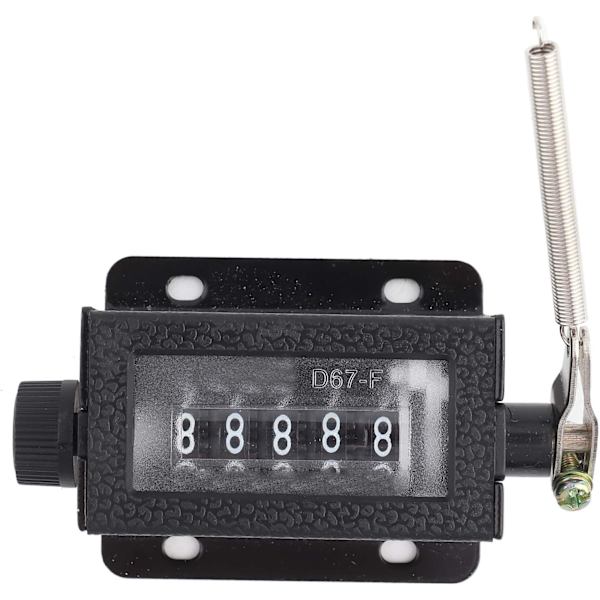 【BEMS】st. 5-digit pull counter, mechanically resettable manual pull counter with accuracy (0 to 99999)