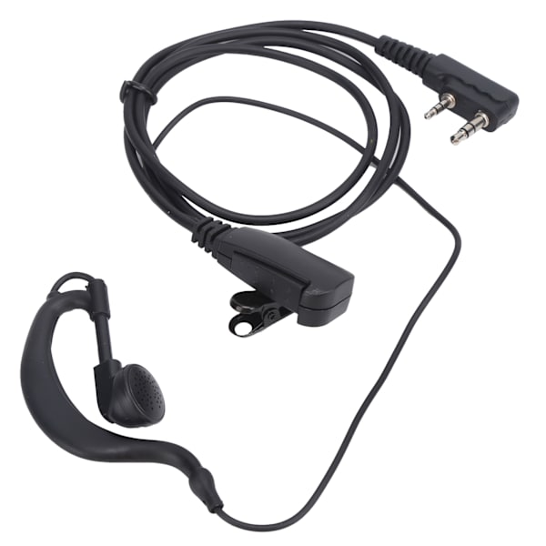 Walkie Talkie-öronsnäcka K Huvudheadsetklämma Hörlurar för BAOFENG UV3R PLUS UV5R UV5RA UV5RB UV5RD