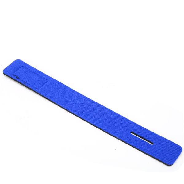10 stk Fiske Stang Bærestropp Neopren Sling Elastisk Justerbar Fiskeutstyr Holder Blå