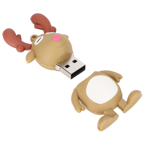 TIMH USB Flash Drive Lett bærbar Sikker Pålitelig Utsøkt PVC Christmas USB Flash Drive32G