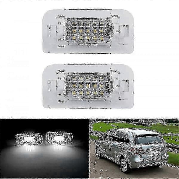 LED-lys for B-klasse W246 W242 nummerskilt, 2 stk Canbus