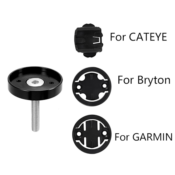 Cykelcomputerfäste för Styrstam Topplock CNC Aluminiumlegering Cykelcomputerfäste för Cateye för Garmin Röd