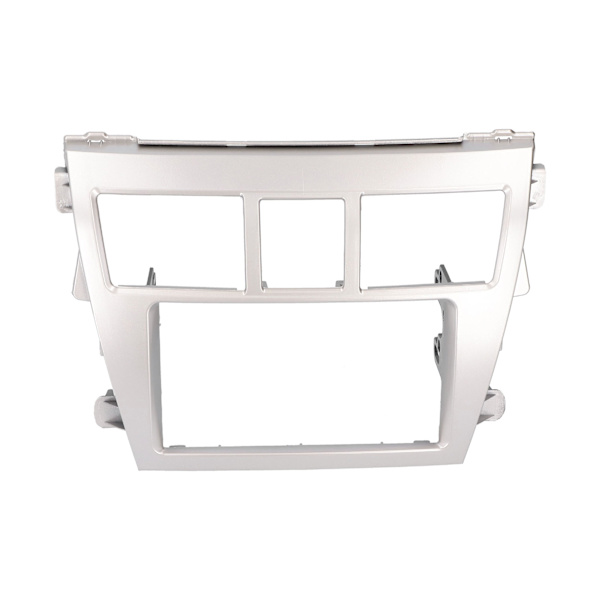 2‑Din Radio Fascia Bilstereo Navigasjon Ommontasj Dash Panel Kit Ramme Passer for Vios Belta Yaris Sedan