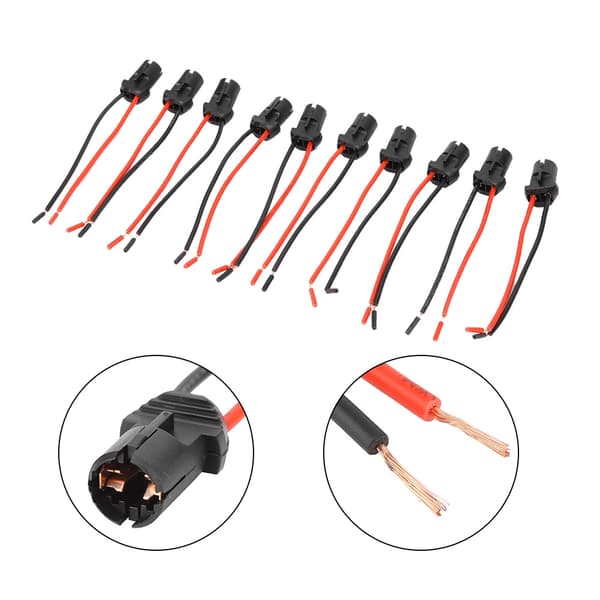 【BEMS】10 kpl T10 auto kuorma-auto vene kiilapolttimo naarasliitin lampunpidike LED-kanta