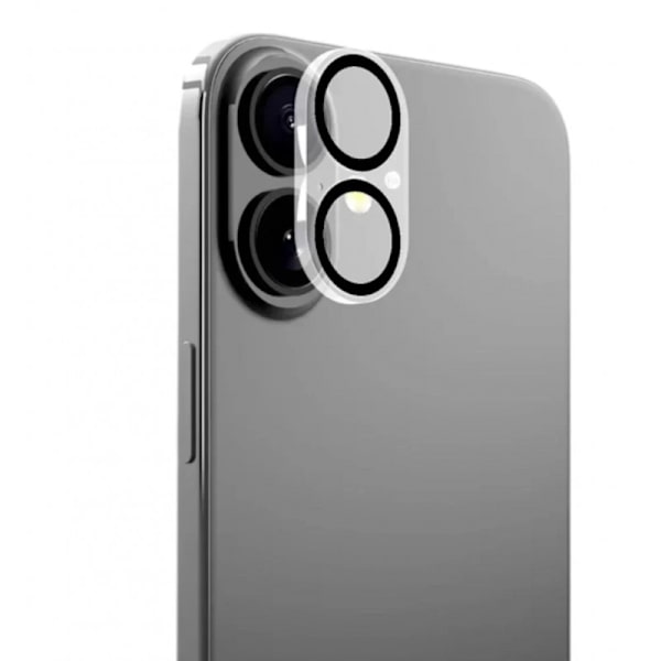 2-PACK Kompatibel med iPhone 16 / 16 Plus Linsskydd Kameraskydd