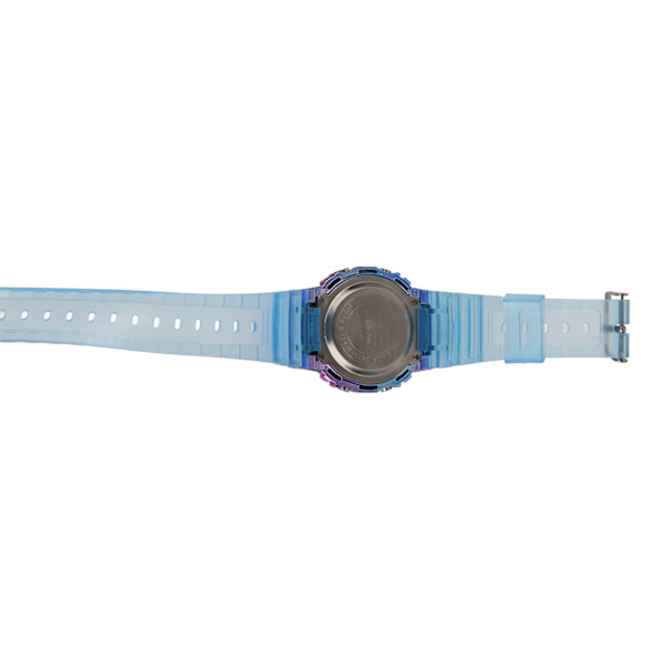 Gradient Farve Elektronisk Ur Stor Skive Vandafvisende Lang Standby Tid Lilla Blå Casual Sports Armbåndsur til Studerende