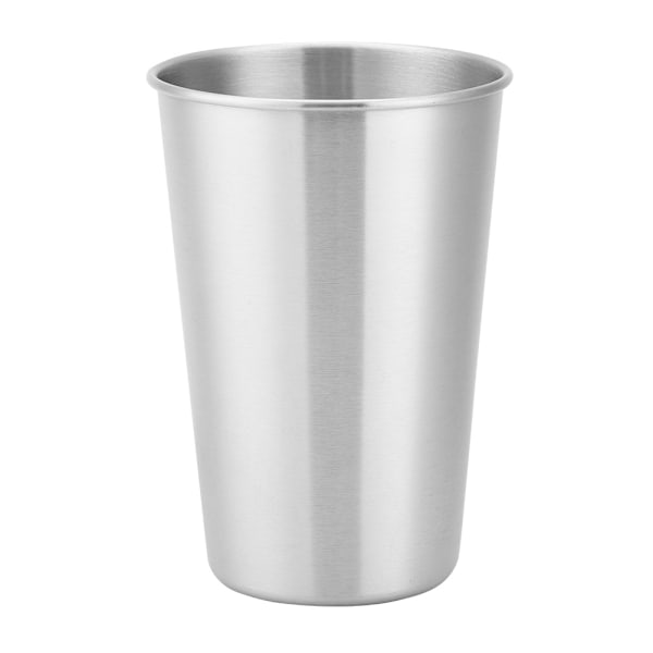 Bærbar kopp i rustfritt stål, 500 ml, for camping, piknik, te, vann, drikkevarer, juice, øl
