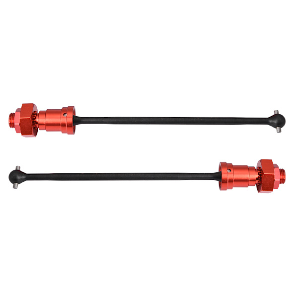 1 par Foran Bak Drivaksel CVD Dogbone Oppgraderingsdel for TRAXXAS XMAXX 1/5 Bil (Rød)